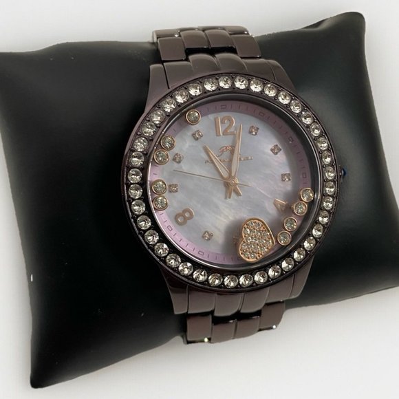 PORSAMO BLEU WOMEN'S BELLEZZA WATCH 301D418 Swarovski Water Resistant Quartz - Picture 1 of 11